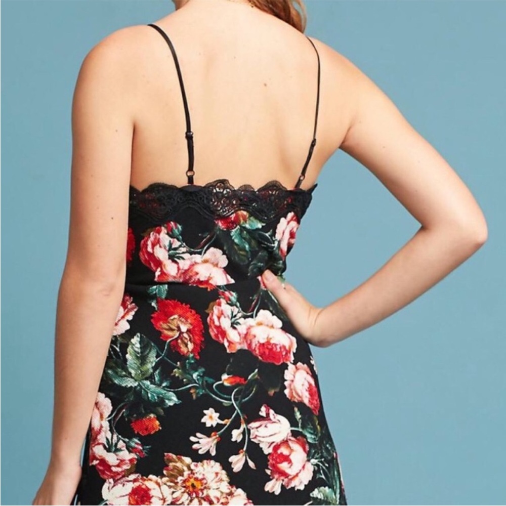 NWT Anthropology Foxiedox Floral Lace Dress Size XS - Picture 3 of 10